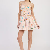 GATHERED POPLIN MIN DRESS-Emory Park-[option4]-[option5]-[option6]-[option7]-[option8]-Shop-Boutique-Clothing-for-Women-Online