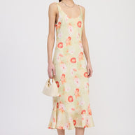 PRINTED SATIN MIDI DRESS WITH SCOOP NECK-Emory Park-[option4]-[option5]-[option6]-[option7]-[option8]-Shop-Boutique-Clothing-for-Women-Online