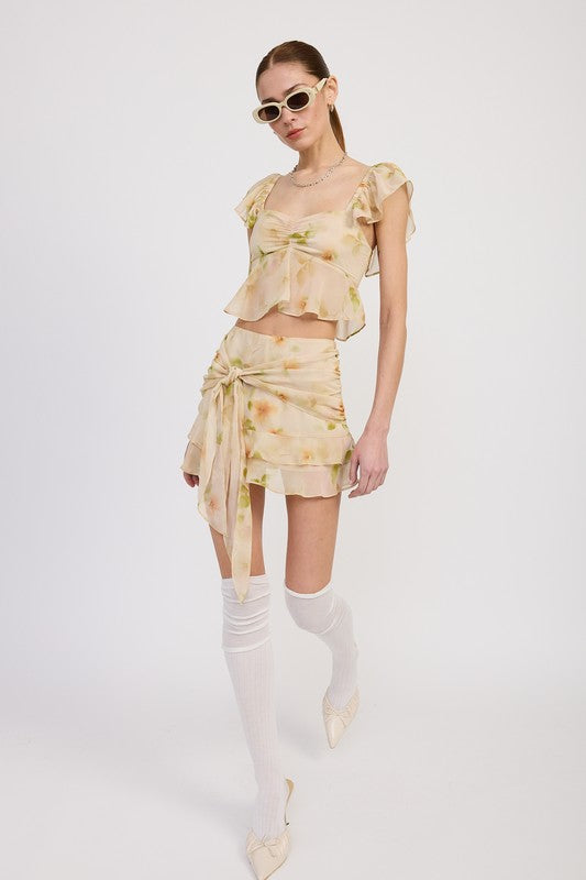 SQUARED NECK TOP WITH CAP SLEEVES-Emory Park-[option4]-[option5]-[option6]-[option7]-[option8]-Shop-Boutique-Clothing-for-Women-Online