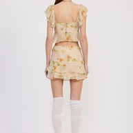 SQUARED NECK TOP WITH CAP SLEEVES-Emory Park-[option4]-[option5]-[option6]-[option7]-[option8]-Shop-Boutique-Clothing-for-Women-Online