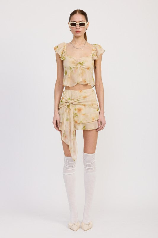 SQUARED NECK TOP WITH CAP SLEEVES-Emory Park-[option4]-[option5]-[option6]-[option7]-[option8]-Shop-Boutique-Clothing-for-Women-Online