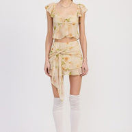 SQUARED NECK TOP WITH CAP SLEEVES-Emory Park-[option4]-[option5]-[option6]-[option7]-[option8]-Shop-Boutique-Clothing-for-Women-Online