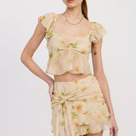 SQUARED NECK TOP WITH CAP SLEEVES-Emory Park-[option4]-[option5]-[option6]-[option7]-[option8]-Shop-Boutique-Clothing-for-Women-Online