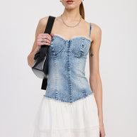 MINI CORSET DENIM DRESS-Emory Park-[option4]-[option5]-[option6]-[option7]-[option8]-Shop-Boutique-Clothing-for-Women-Online