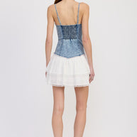 MINI CORSET DENIM DRESS-Emory Park-[option4]-[option5]-[option6]-[option7]-[option8]-Shop-Boutique-Clothing-for-Women-Online