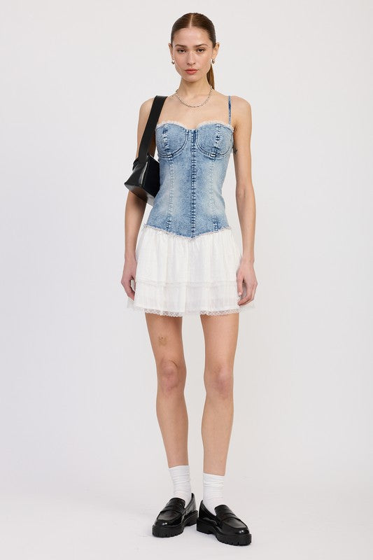 MINI CORSET DENIM DRESS-Emory Park-[option4]-[option5]-[option6]-[option7]-[option8]-Shop-Boutique-Clothing-for-Women-Online