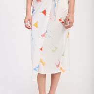 PRINTED SATIN MIDI SKIRT WITH SIDE RUCHE-Emory Park-[option4]-[option5]-[option6]-[option7]-[option8]-Shop-Boutique-Clothing-for-Women-Online