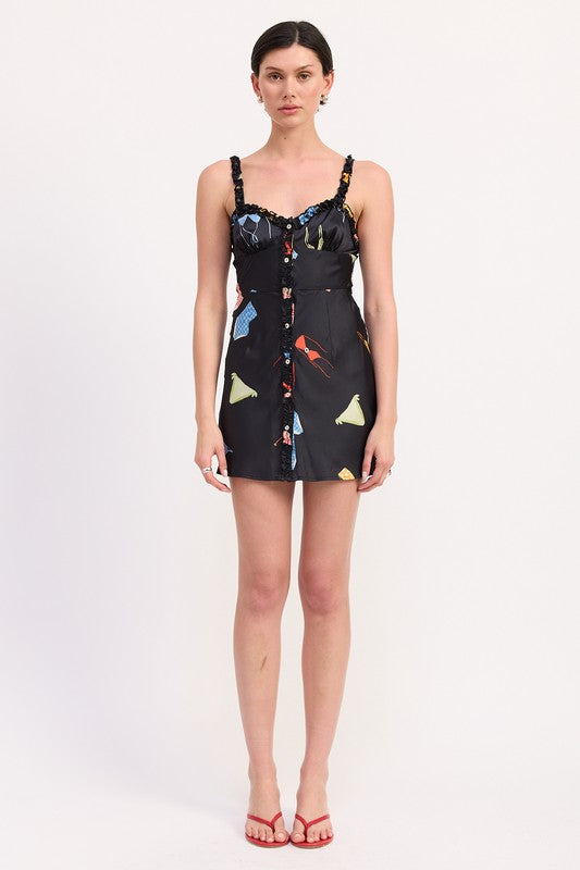 SATIN BUTTON UP BIAS CUT MINI DRESS-Emory Park-[option4]-[option5]-[option6]-[option7]-[option8]-Shop-Boutique-Clothing-for-Women-Online