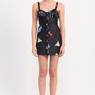 SATIN BUTTON UP BIAS CUT MINI DRESS-Emory Park-[option4]-[option5]-[option6]-[option7]-[option8]-Shop-Boutique-Clothing-for-Women-Online