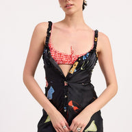 SATIN BUTTON UP BIAS CUT MINI DRESS-Emory Park-[option4]-[option5]-[option6]-[option7]-[option8]-Shop-Boutique-Clothing-for-Women-Online