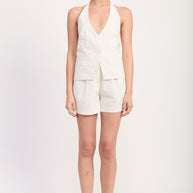 HIGH WAISTED PLEATED SHORTS-Emory Park-[option4]-[option5]-[option6]-[option7]-[option8]-Shop-Boutique-Clothing-for-Women-Online