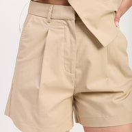 HIGH WAISTED PLEATED SHORTS-Emory Park-[option4]-[option5]-[option6]-[option7]-[option8]-Shop-Boutique-Clothing-for-Women-Online