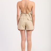 HIGH WAISTED PLEATED SHORTS-Emory Park-[option4]-[option5]-[option6]-[option7]-[option8]-Shop-Boutique-Clothing-for-Women-Online