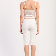 FLORAL SATIN CAMI TOP WITH LACE TRIM-Emory Park-[option4]-[option5]-[option6]-[option7]-[option8]-Shop-Boutique-Clothing-for-Women-Online