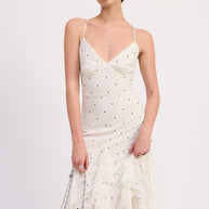 RUFFLED WRAP MAXI DRESS WITH CROSS BACK-Emory Park-[option4]-[option5]-[option6]-[option7]-[option8]-Shop-Boutique-Clothing-for-Women-Online