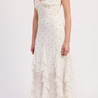 RUFFLED WRAP MAXI DRESS WITH CROSS BACK-Emory Park-[option4]-[option5]-[option6]-[option7]-[option8]-Shop-Boutique-Clothing-for-Women-Online