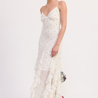 RUFFLED WRAP MAXI DRESS WITH CROSS BACK-Emory Park-[option4]-[option5]-[option6]-[option7]-[option8]-Shop-Boutique-Clothing-for-Women-Online