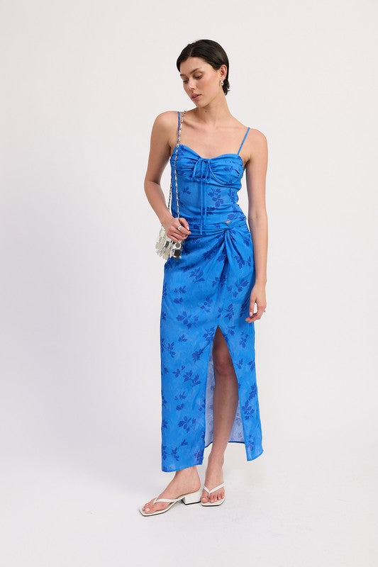 FLORAL CORSET STYLE TOP WITH SPAGHETTI STRAPS-Emory Park-[option4]-[option5]-[option6]-[option7]-[option8]-Shop-Boutique-Clothing-for-Women-Online