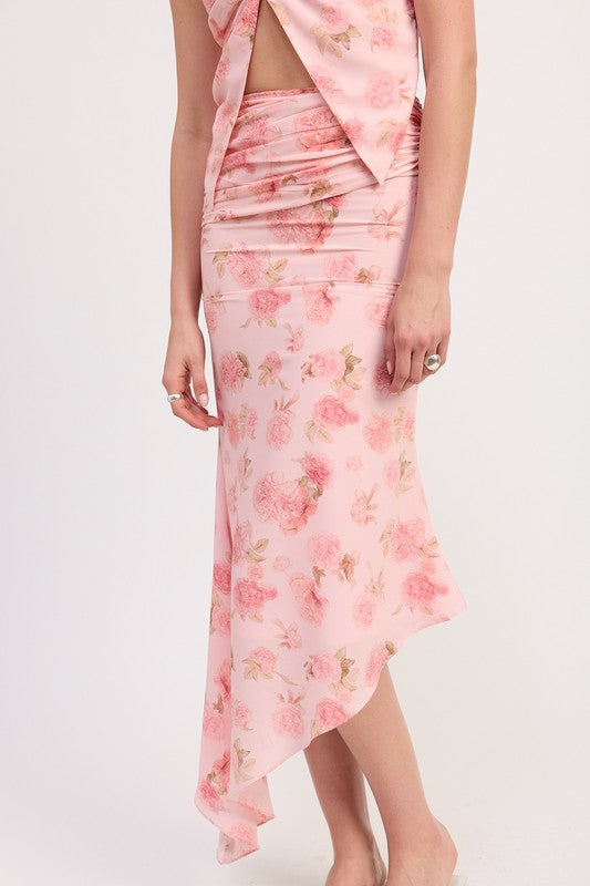 ASYMMETRICAL RUCHED MERMAID SKIRT-Emory Park-[option4]-[option5]-[option6]-[option7]-[option8]-Shop-Boutique-Clothing-for-Women-Online