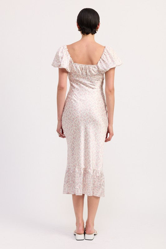 FLORAL PUFF SLEEVE MIDI DRESS-Emory Park-[option4]-[option5]-[option6]-[option7]-[option8]-Shop-Boutique-Clothing-for-Women-Online
