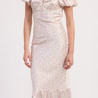 FLORAL PUFF SLEEVE MIDI DRESS-Emory Park-[option4]-[option5]-[option6]-[option7]-[option8]-Shop-Boutique-Clothing-for-Women-Online