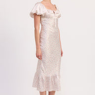 FLORAL PUFF SLEEVE MIDI DRESS-Emory Park-[option4]-[option5]-[option6]-[option7]-[option8]-Shop-Boutique-Clothing-for-Women-Online