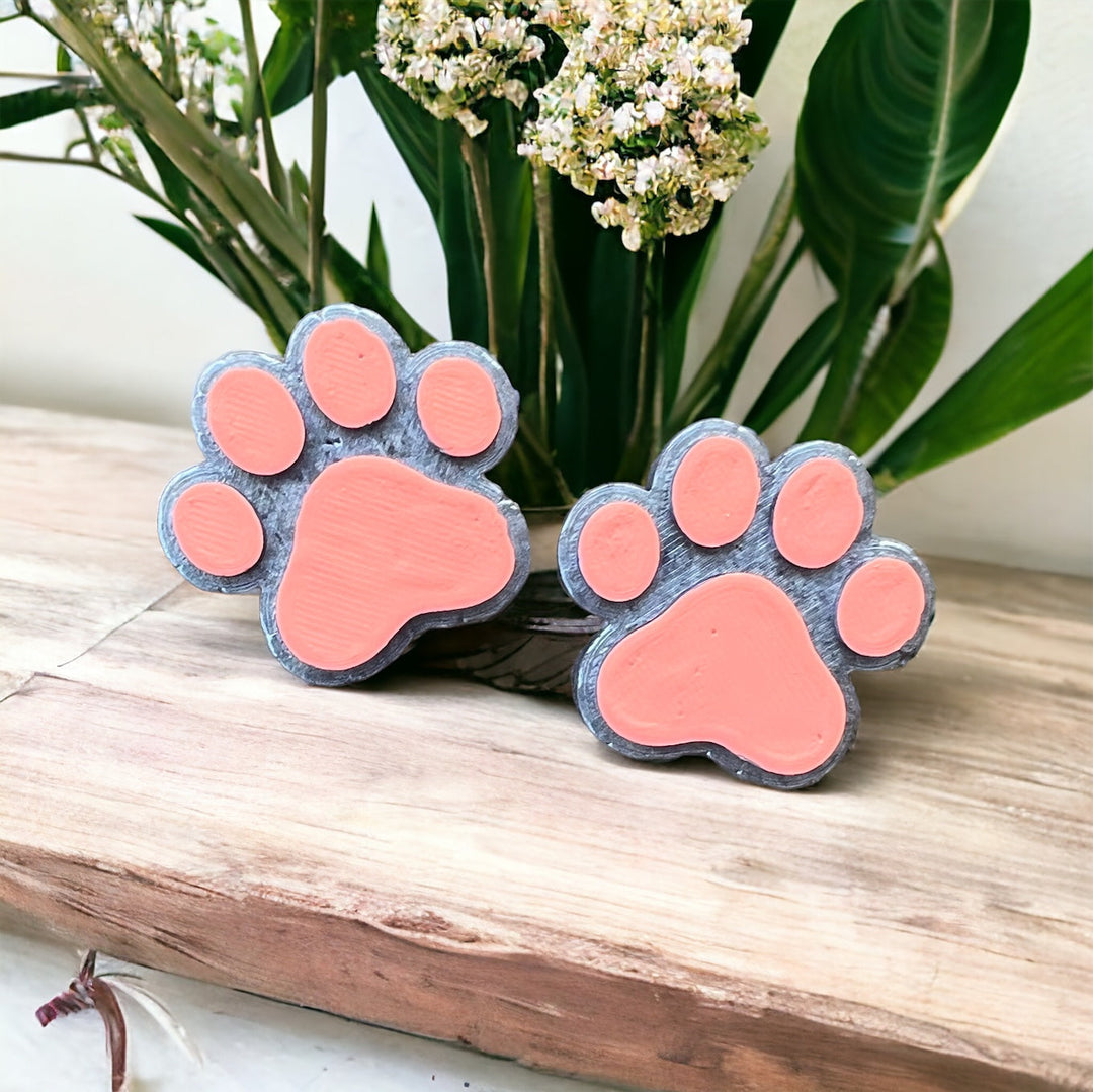 Paw Print Vent Clips in Coral-Bug & Bean Freshies-[option4]-[option5]-[option6]-[option7]-[option8]-Shop-Boutique-Clothing-for-Women-Online