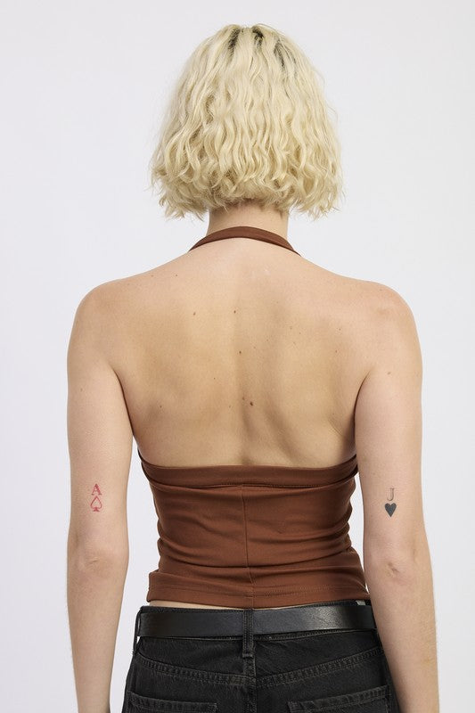 CHAIN LINK HALTER KNIT TOP-Emory Park-[option4]-[option5]-[option6]-[option7]-[option8]-Shop-Boutique-Clothing-for-Women-Online