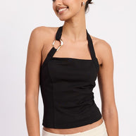CHAIN LINK HALTER KNIT TOP-Emory Park-BLACK-S-[option4]-[option5]-[option6]-[option7]-[option8]-Shop-Boutique-Clothing-for-Women-Online