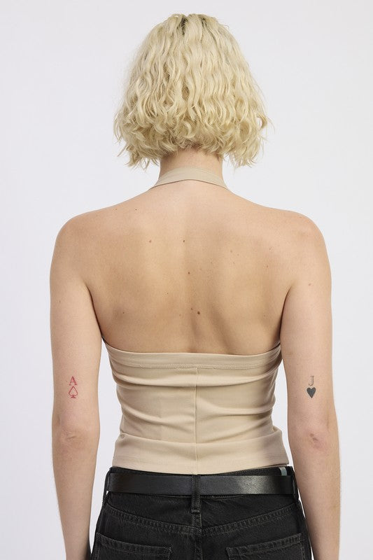 CHAIN LINK HALTER KNIT TOP-Emory Park-[option4]-[option5]-[option6]-[option7]-[option8]-Shop-Boutique-Clothing-for-Women-Online