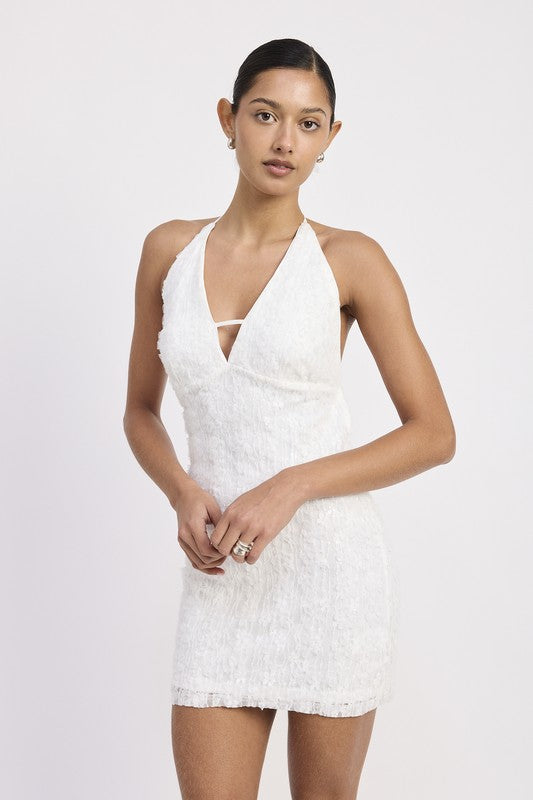 HALTER NECK MINI LACE DRESS WITH BACK TIE-Emory Park-[option4]-[option5]-[option6]-[option7]-[option8]-Shop-Boutique-Clothing-for-Women-Online
