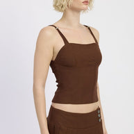 RING STRAP CORSET TOP-Emory Park-[option4]-[option5]-[option6]-[option7]-[option8]-Shop-Boutique-Clothing-for-Women-Online