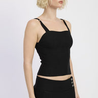 RING STRAP CORSET TOP-Emory Park-[option4]-[option5]-[option6]-[option7]-[option8]-Shop-Boutique-Clothing-for-Women-Online