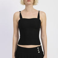 RING STRAP CORSET TOP-Emory Park-[option4]-[option5]-[option6]-[option7]-[option8]-Shop-Boutique-Clothing-for-Women-Online