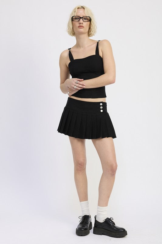 RING STRAP CORSET TOP-Emory Park-[option4]-[option5]-[option6]-[option7]-[option8]-Shop-Boutique-Clothing-for-Women-Online