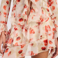 LAYERED RUFFLE MINI SKIRT IN SHEER FLORAL PRINT-Emory Park-[option4]-[option5]-[option6]-[option7]-[option8]-Shop-Boutique-Clothing-for-Women-Online