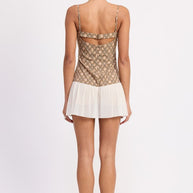 PLAID RUCHED MINI DRESS WITH CONTRAST TRIM-Emory Park-[option4]-[option5]-[option6]-[option7]-[option8]-Shop-Boutique-Clothing-for-Women-Online