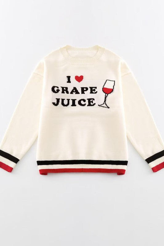 Grape Juice Sweater-Miss Sparkling-[option4]-[option5]-[option6]-[option7]-[option8]-Shop-Boutique-Clothing-for-Women-Online