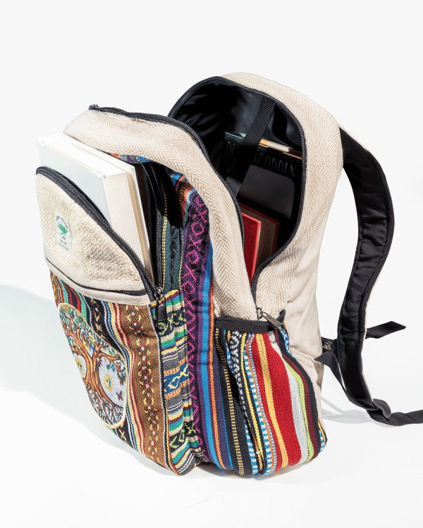 Kathmandu Collection Handmade Tree Hemp Backpack-Jupiter Gear-[option4]-[option5]-[option6]-[option7]-[option8]-Shop-Boutique-Clothing-for-Women-Online