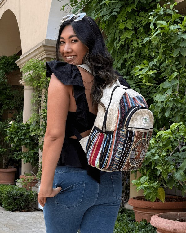 Kathmandu Collection Handmade Tree Hemp Backpack-Jupiter Gear-[option4]-[option5]-[option6]-[option7]-[option8]-Shop-Boutique-Clothing-for-Women-Online