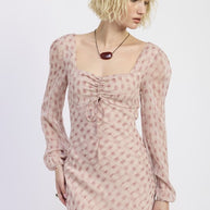 OPEN BACK PUFF SLEEVE MIDI DRESS WITH RUCHED BUST-Emory Park-[option4]-[option5]-[option6]-[option7]-[option8]-Shop-Boutique-Clothing-for-Women-Online