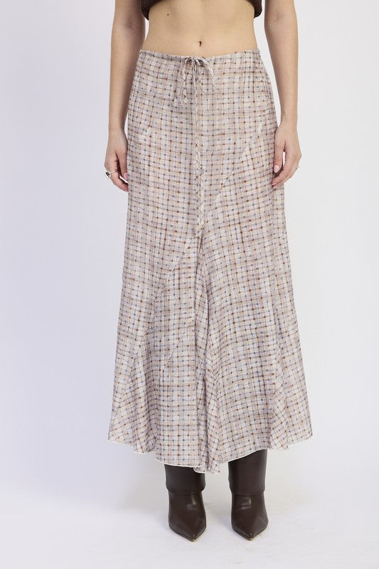 DRAWSTRING MAXI SKIRT WITH ASYMMETRICAL SEAMS-Emory Park-[option4]-[option5]-[option6]-[option7]-[option8]-Shop-Boutique-Clothing-for-Women-Online