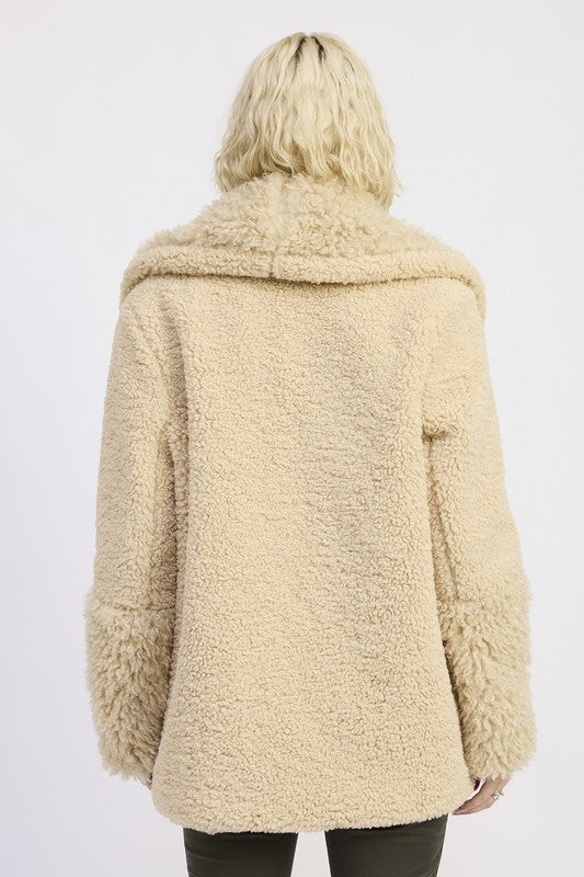 FUR TRIMMED FLEECE JACKET WITH POCKETS-Emory Park-[option4]-[option5]-[option6]-[option7]-[option8]-Shop-Boutique-Clothing-for-Women-Online