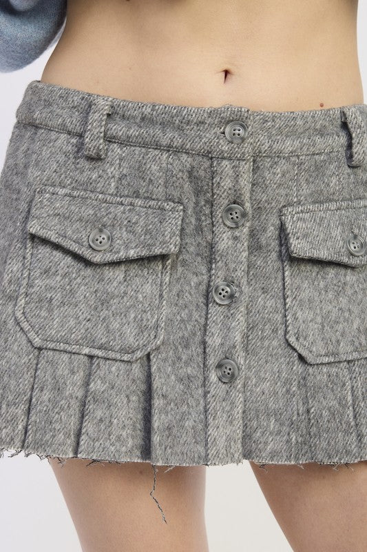 CARGO PLEATED MINI SKIRT-Emory Park-[option4]-[option5]-[option6]-[option7]-[option8]-Shop-Boutique-Clothing-for-Women-Online