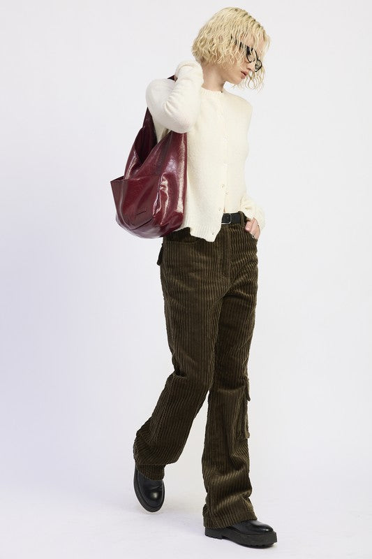 WIDE LEG CORDUROY PANT WITH POCKET DETAIL-Emory Park-[option4]-[option5]-[option6]-[option7]-[option8]-Shop-Boutique-Clothing-for-Women-Online