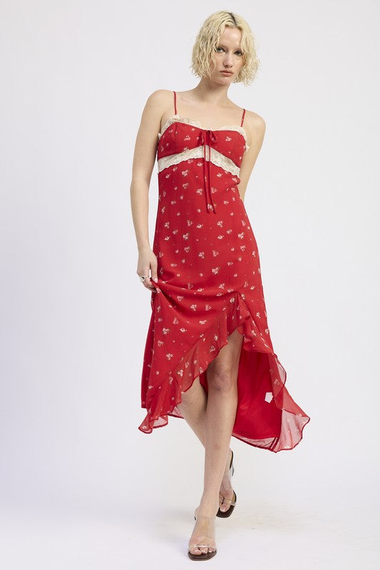 SPAGHETTIE STRAP RUFFLE MIDI DRESS-Emory Park-[option4]-[option5]-[option6]-[option7]-[option8]-Shop-Boutique-Clothing-for-Women-Online