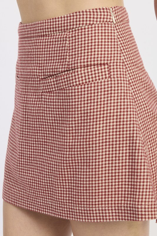 GINGHAM MINI SKIRT-Emory Park-[option4]-[option5]-[option6]-[option7]-[option8]-Shop-Boutique-Clothing-for-Women-Online