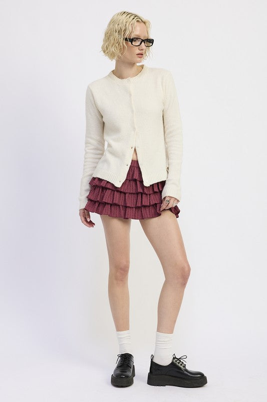 FITTED BUTTON UP CARDIGAN-Emory Park-[option4]-[option5]-[option6]-[option7]-[option8]-Shop-Boutique-Clothing-for-Women-Online