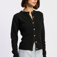 FITTED BUTTON UP CARDIGAN-Emory Park-[option4]-[option5]-[option6]-[option7]-[option8]-Shop-Boutique-Clothing-for-Women-Online