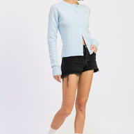 FITTED BUTTON UP CARDIGAN-Emory Park-[option4]-[option5]-[option6]-[option7]-[option8]-Shop-Boutique-Clothing-for-Women-Online